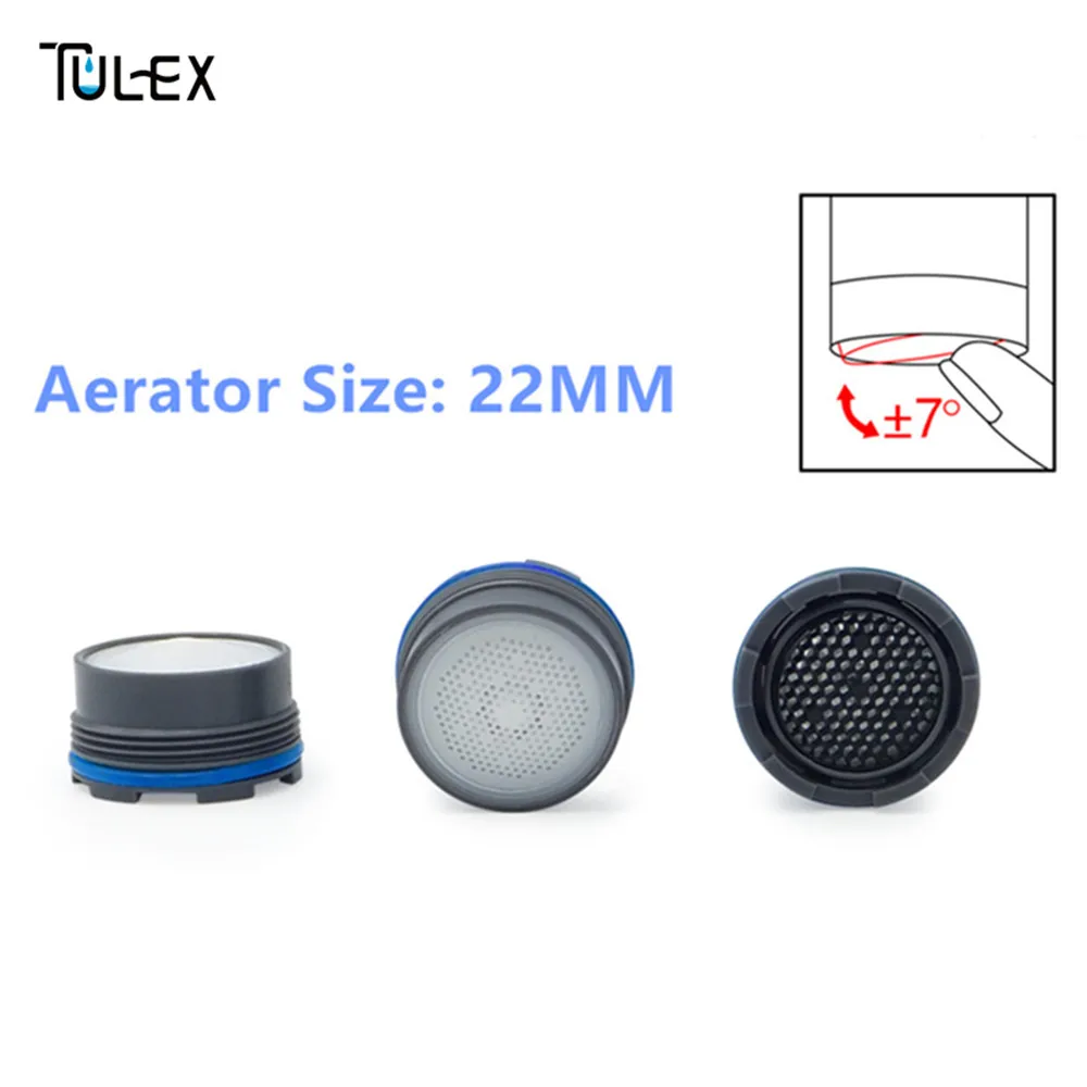 TULEX аэратор для крана 22 мм носик Bubbler кран фильтр аксессуары скрытый в ядре часть крепления для крана для кухни ванной комнаты