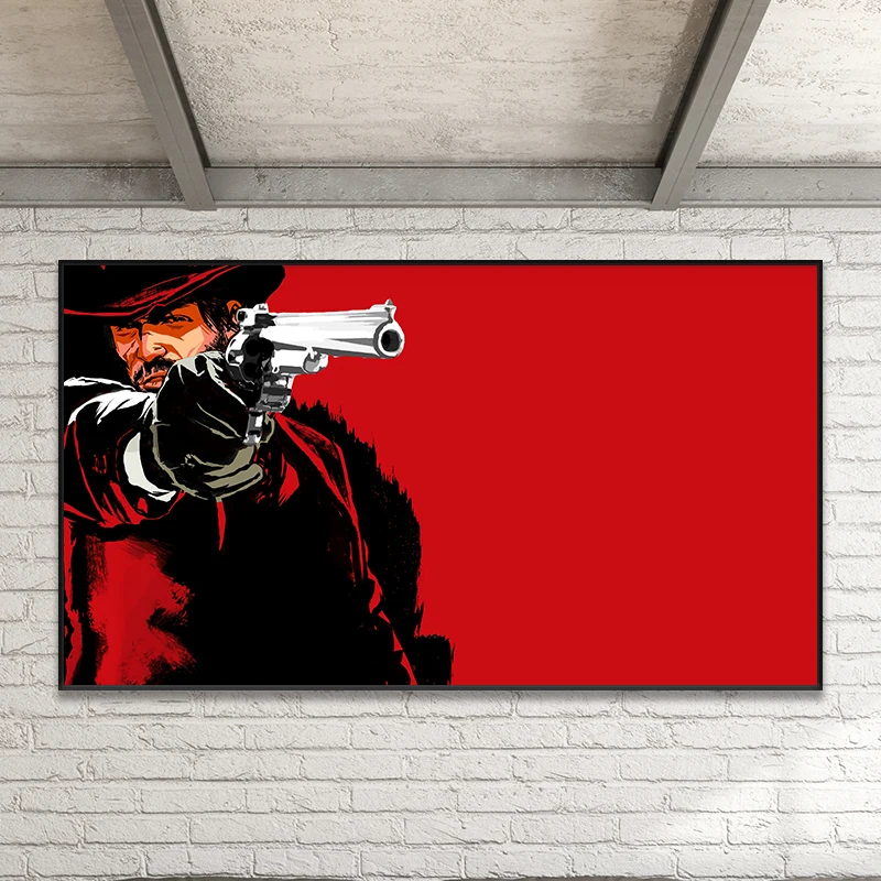 Red Dead Redemption 2 постеры и принты, Картина на холсте, художественные настенные картины для гостиной, детской комнаты, Горячая игра, украшение для дома