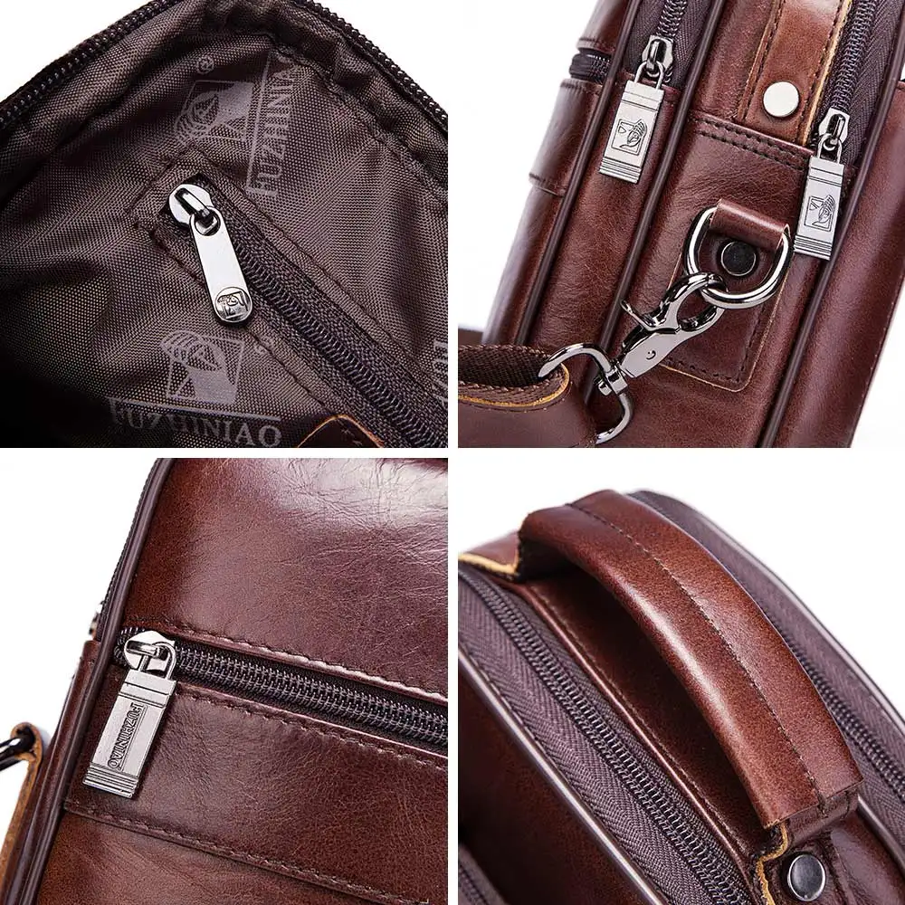 FUZHINIAO натуральная кожа сумка Для мужчин плечо клатч мужской Crossbody сумка TA Слинг Сумка дорожная для небольшой слинг Ipad