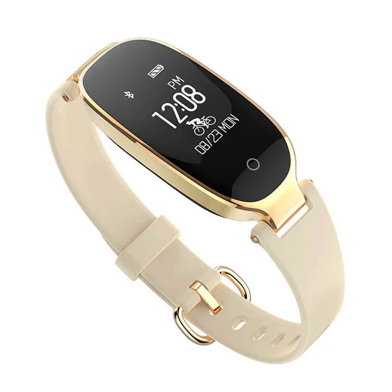 E7win женский S3 Мода Smart Браслет Девушка Для женщин сердечного ритма Мониторы