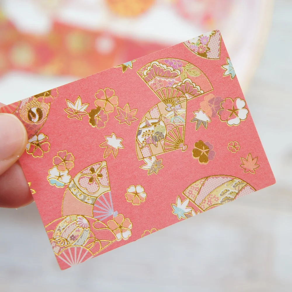 43pcs gold red fan bird flower Style Paper Sticker Scrapbooking DIY Gift Packing Label Decoration Tag Party | Дом и сад