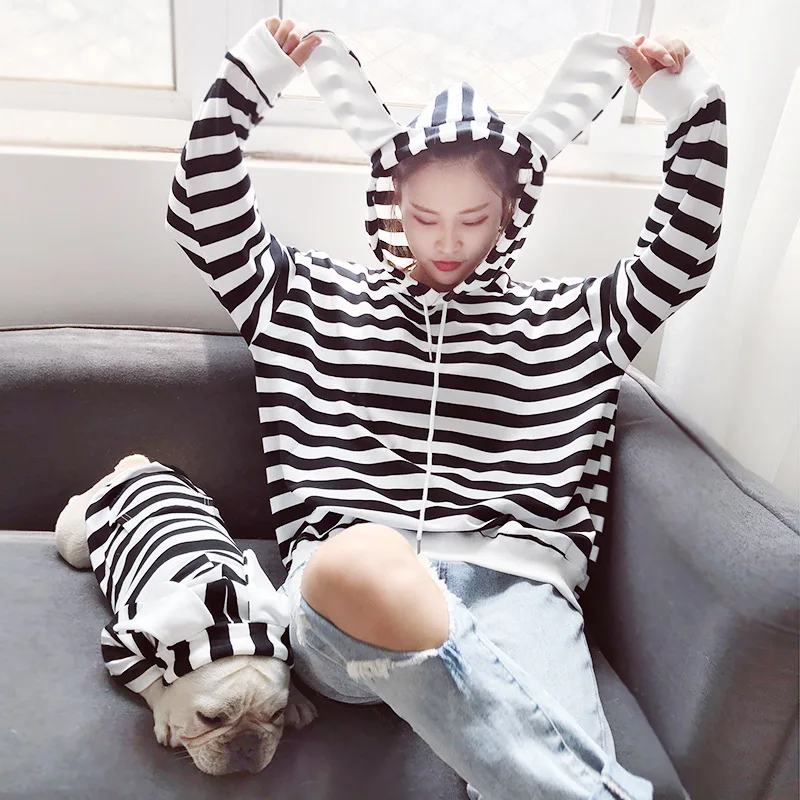 Весенне-осенняя новая одежда для домашних кошек французская с коровой махровой