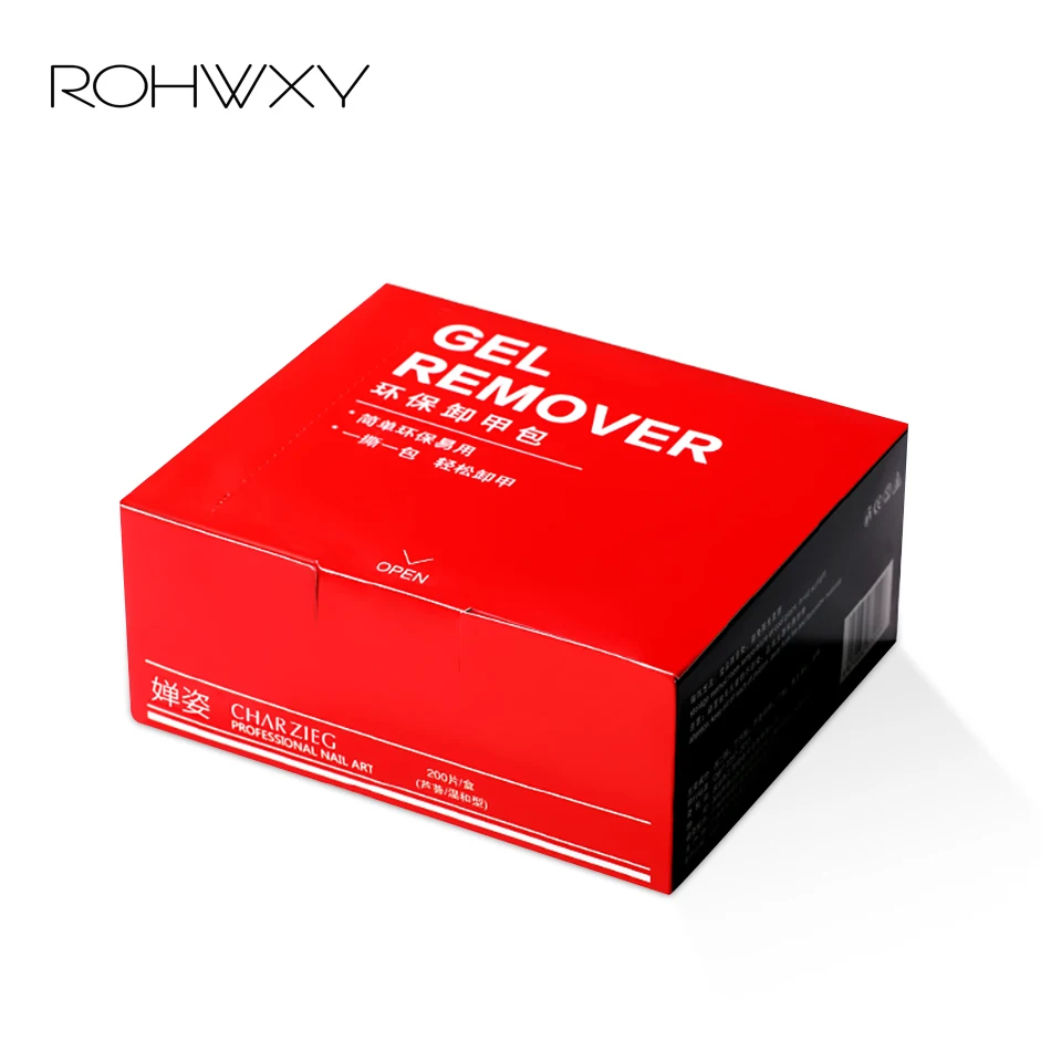 ROHWXY 50/100/200 шт Гель-лак для ногтей обезжириватель без ворса салфетки УФ гель-гель