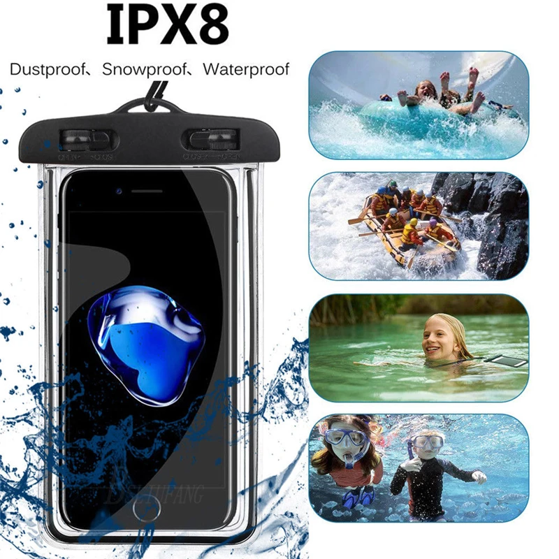 Водонепроницаемый чехол для смартфона, чехол для телефона, сумка для iPhone XR X 8, huawei, Xiaomi, универсальный, ПВХ, герметичный, подводный, чехол для телефона