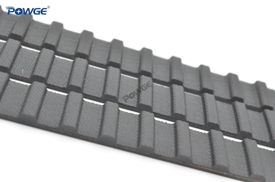 Синхронный зубчатый ремень POWGE T10 C = 370/380/410/460/470 ширина 15/20/25/30/40/50 мм каучук T10X370 T10X380