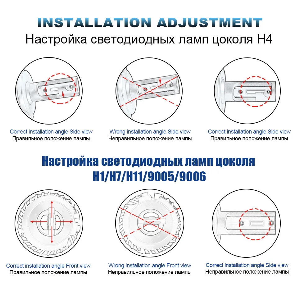 Inlong Mini Canbus без ошибок H7 H4 светодиодные Автомобильные фары 12 В 12000LM 6000 K фары H1 9005 HB3 9006 HB4 H8 H11 светодиодные лампы Противотуманные фары