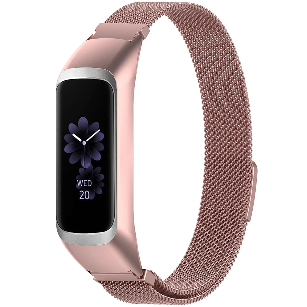 Laforuta высокое качество Миланская петля Нержавеющая сталь ремешок для samsung Galaxy Fit-e Браслет спортивный сменный ремешок для SM-R375