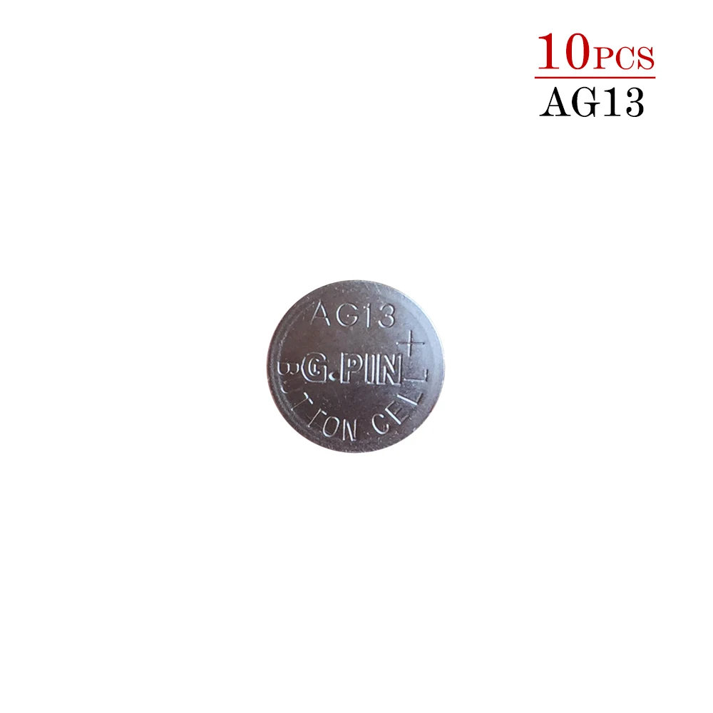 10 шт. 1,5 V AG13 Батарея LR44 L1154 RW82 RW42 SR1154 SP76 A76 357A пила lr44 SR44 AG 13 литиевая батарея таблеточного типа ячейки Батарея