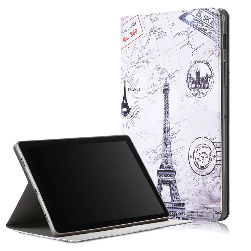 D051 Чехол для samsung galaxy tab S5e 10,5 T720 SM-T720 SM-T725, умный чехол, чехол для планшета из искусственной кожи, чехол-подставка+ пленка+ ручка - Цвет: D051
