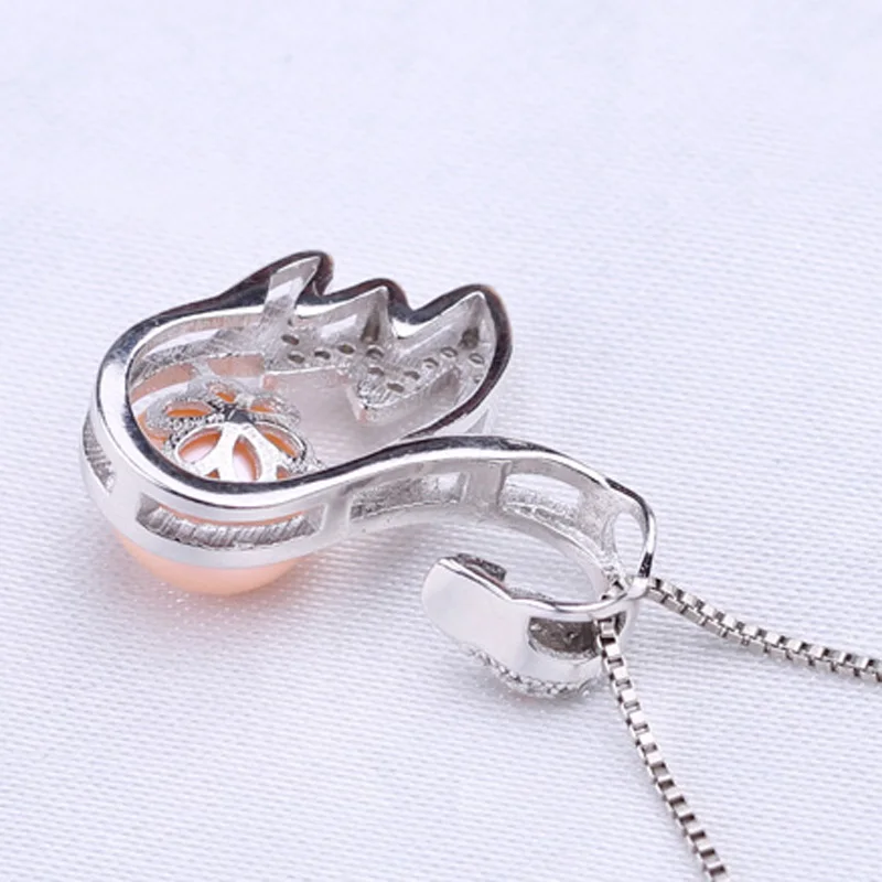 Женское ожерелье с подвеской из натурального пресноводного жемчуга|fine jewelry|necklace