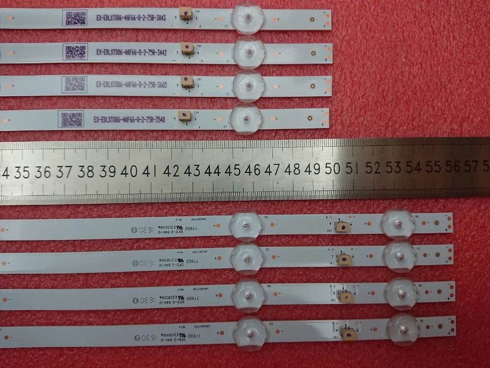 Новинка 5 комплектов = 40 шт. светодиодных лент для подсветки 55PFL5601 55W5S1P 55W6S1P LB55084 UDU