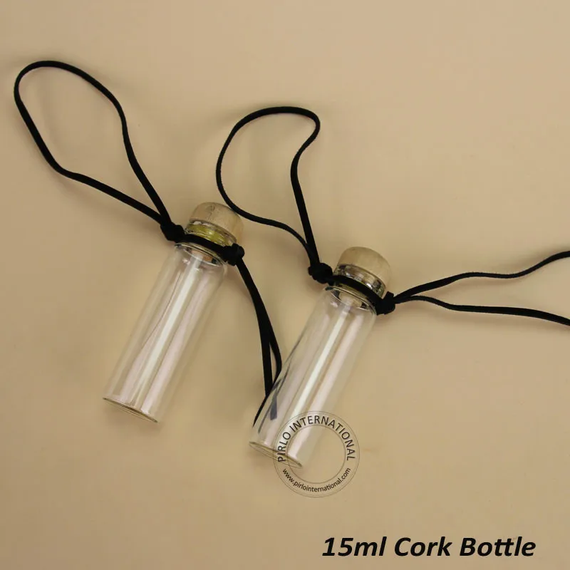 Промоакция 12 шт./лот Новое поступление 15 мл/г стеклянная пробковая бутылка с