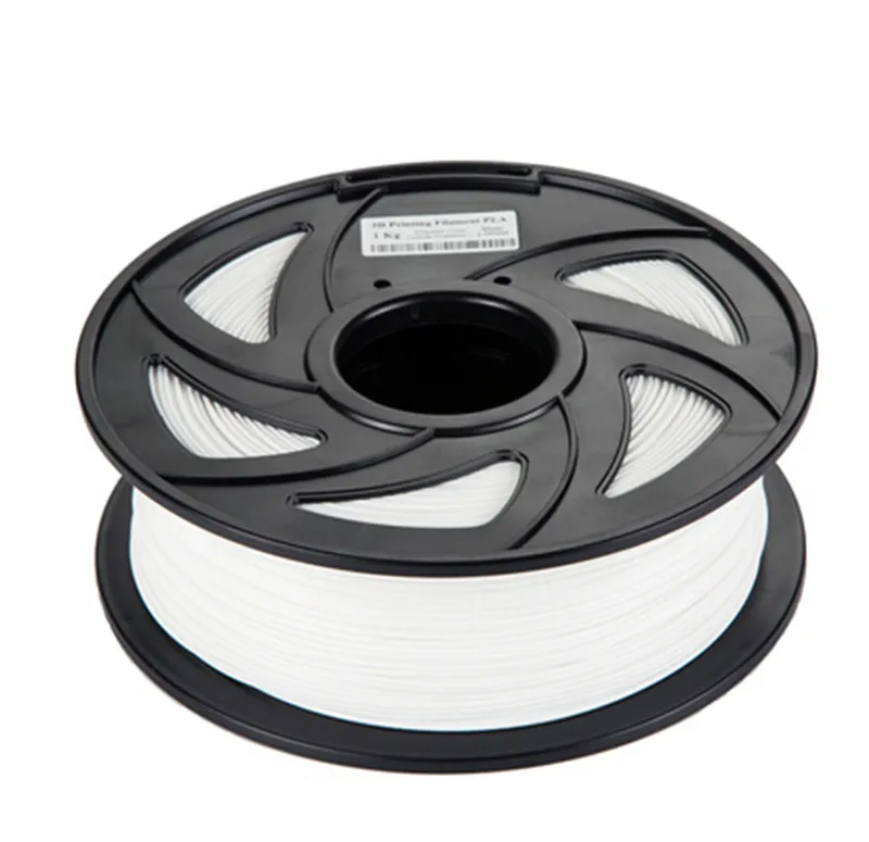 white Pla нити 1,75 1 кг для 3D-принтеры материалы Пластик без блока мульти-Цвет Pla 1 кг-пластиковым наполнителем, поставщиков Pla-22 - Цвет: white