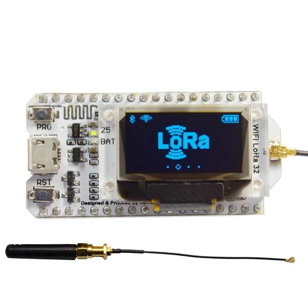 SX1278 LoRa ESP32 0 96 дюйма синий OLED дисплей Bluetooth WIFI Lora модуль приемопередатчика IOT