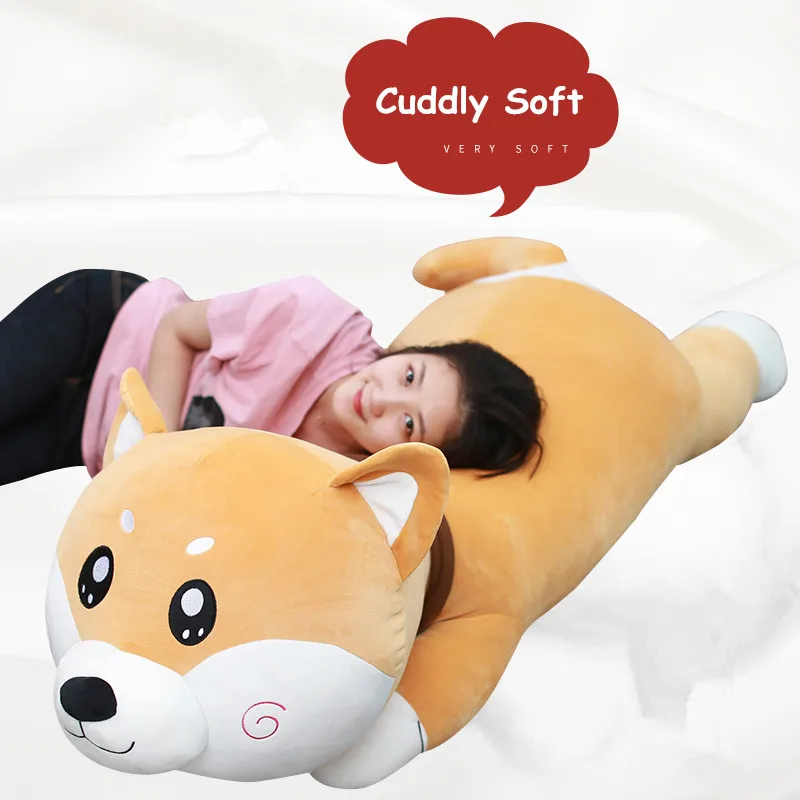 Kawaii Шиба ину плюшевая кукла большой милая собака игрушка девочка Подушка для сна