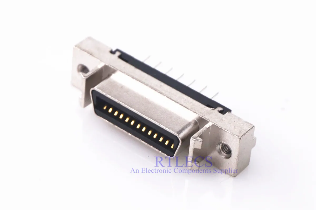 1 шт. женский MDR Серводвигатель SCSI разъем HPCN Слот Тип 14 20 26 36 50 контактный 180