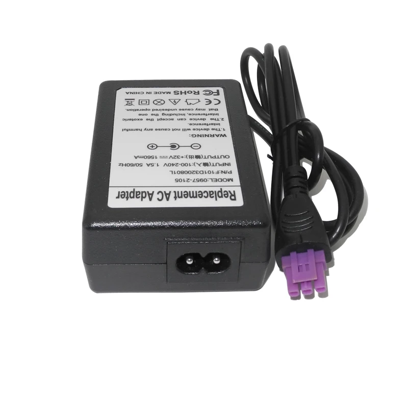32V 1560mA Мощность адаптер для HP с чернилами DeskJet F4500 F4210 F2420 F4230 F4275 OfficeJet J4524 J4580 J4624 0957