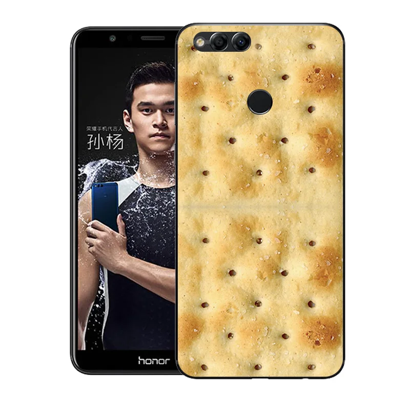 Силиконовые чехлы для Huawei Honor 7X 5 93 дюймов 7 X задней панели телефона модный принт 7x