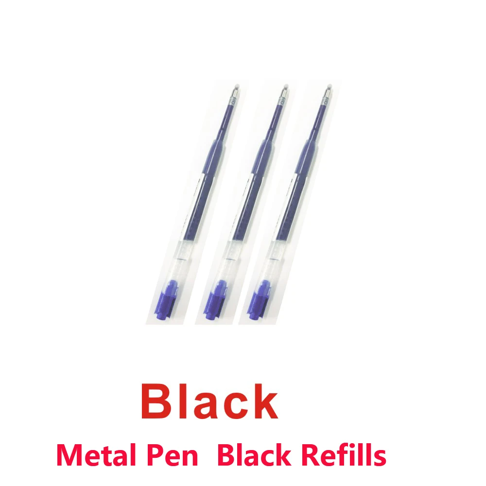 Only 3 Black Rods Xiao mi Белый Черный 0,5 мм точка mi jia знак ручка mi ручка гладкая швейцарская заправка Япония Черные, голубые чернила 10 мм Диаметр светильник ручка - Цвет: Only 3 Black Rods