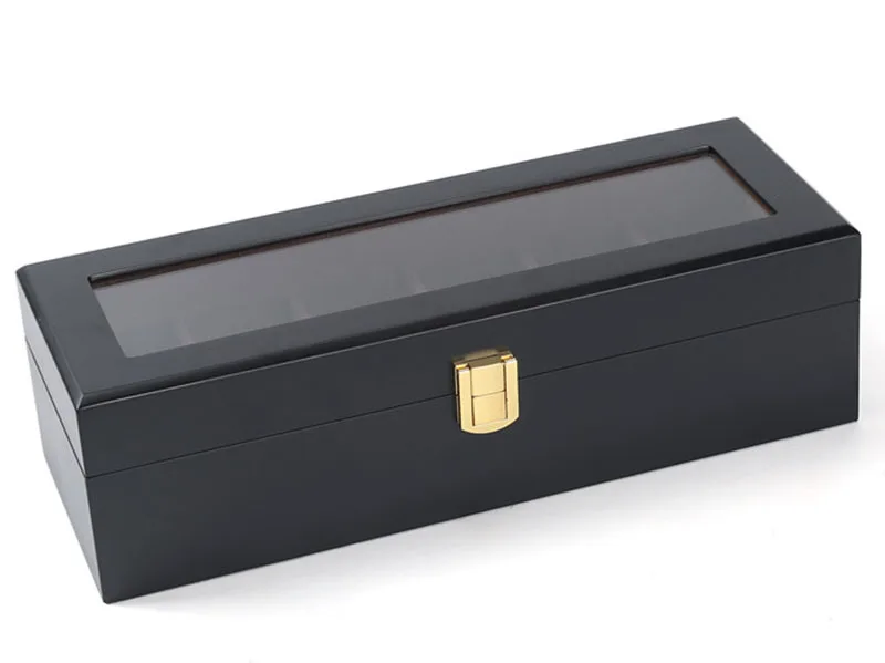 Бархатные футляры для хранения и демонстрации часов 6 отделений | Наручные часы