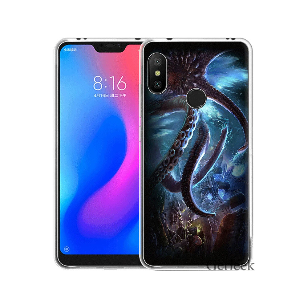 Desxz Fantasy Sea Creature Hard Cover For Redmi Note 7 6 Pro 6A 5A 5 Plus 4X 4A GO S2 Case Bag | Мобильные телефоны и
