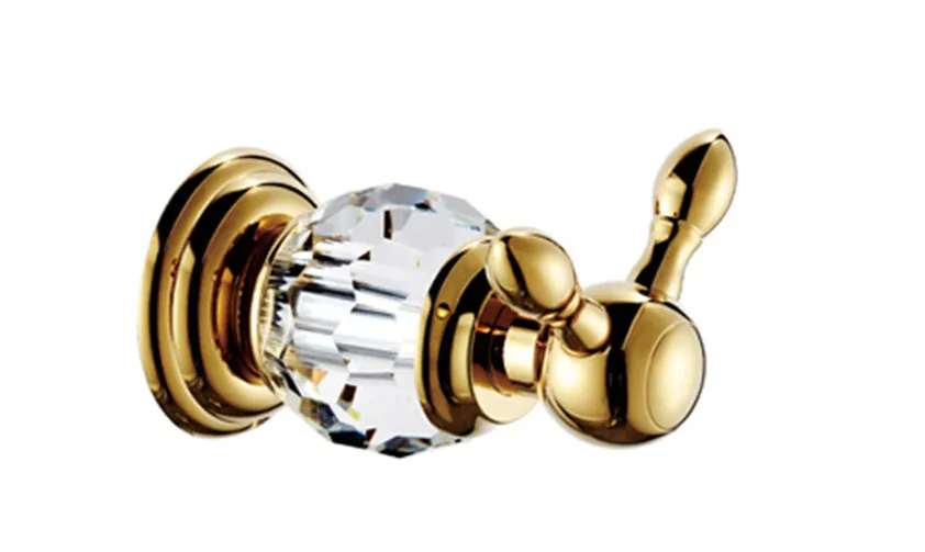 Бесплатная доставка золотой дизайн с кристаллами крючок для одежды |