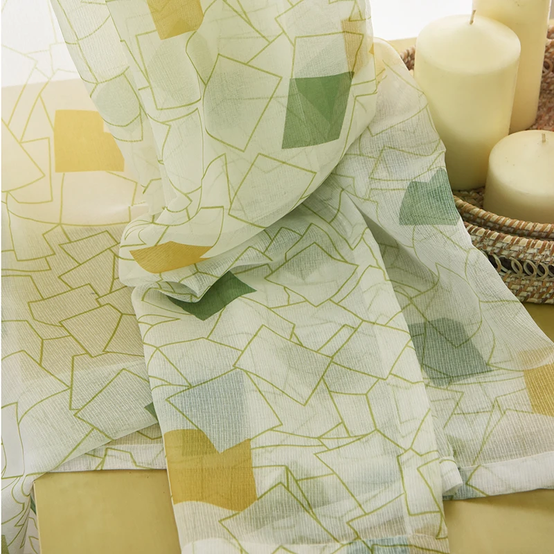 Новости геометрический дизайн занавес украшение для штор детская спальня тюль