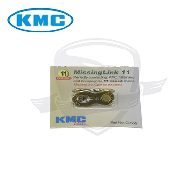 KMC, 8 S, 9 S, 10 S, 11 S, скоростной велосипед, быстрая волшебная кнопка, цепь, пропущенные звенья для 6, 7, 8, 9, 10, 11 скоростей, серебристый, золотой цвет - Цвет: 11s gold