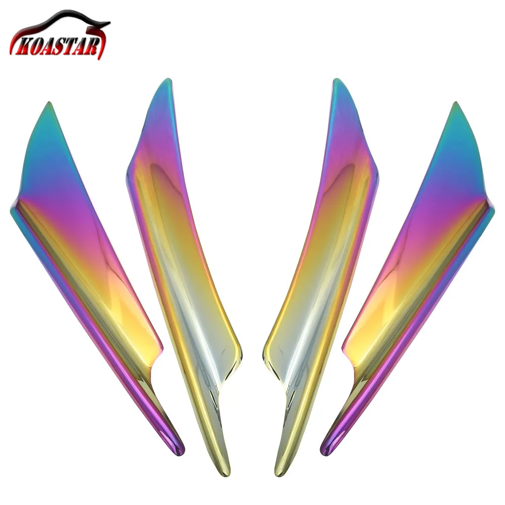 Универсальный Спойлер для губ передний бампер разделитель протектора ребра