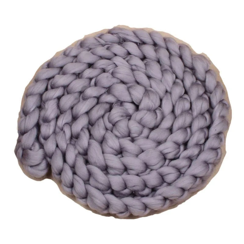 Новорожденный реквизит для фотосъемки ручной вязки Детское покрывало фото