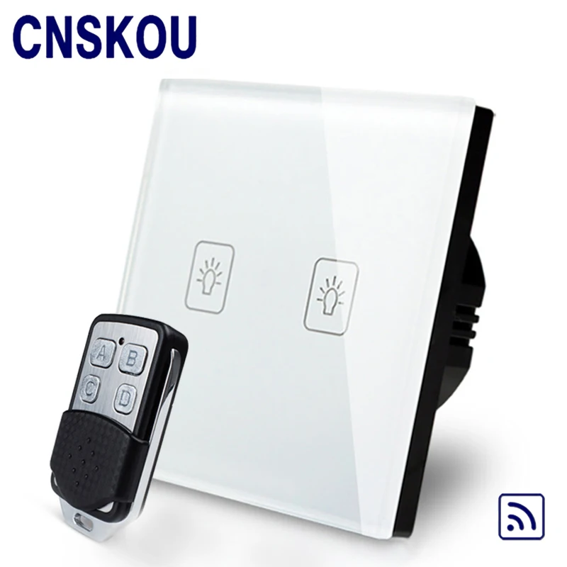 Cnskou ЕС Стандартный 2 банды 1 способ AC220 ~ 250 В Умный дом 433 мГц Дистанционное