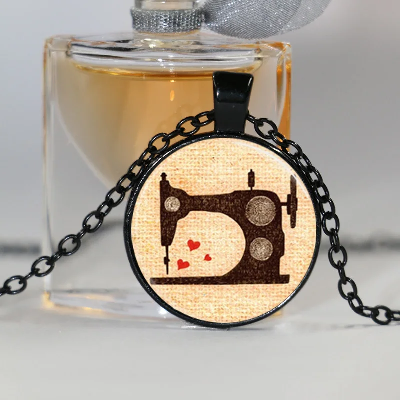 Бесплатная доставка старинная швейная машина ювелирные изделия швея искусство