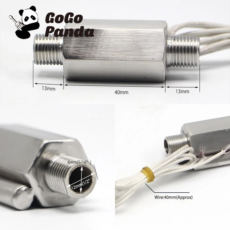GOGOPANDA 110 В мини наружная резьба нержавеющая сталь металлический корпус Luquid Датчик
