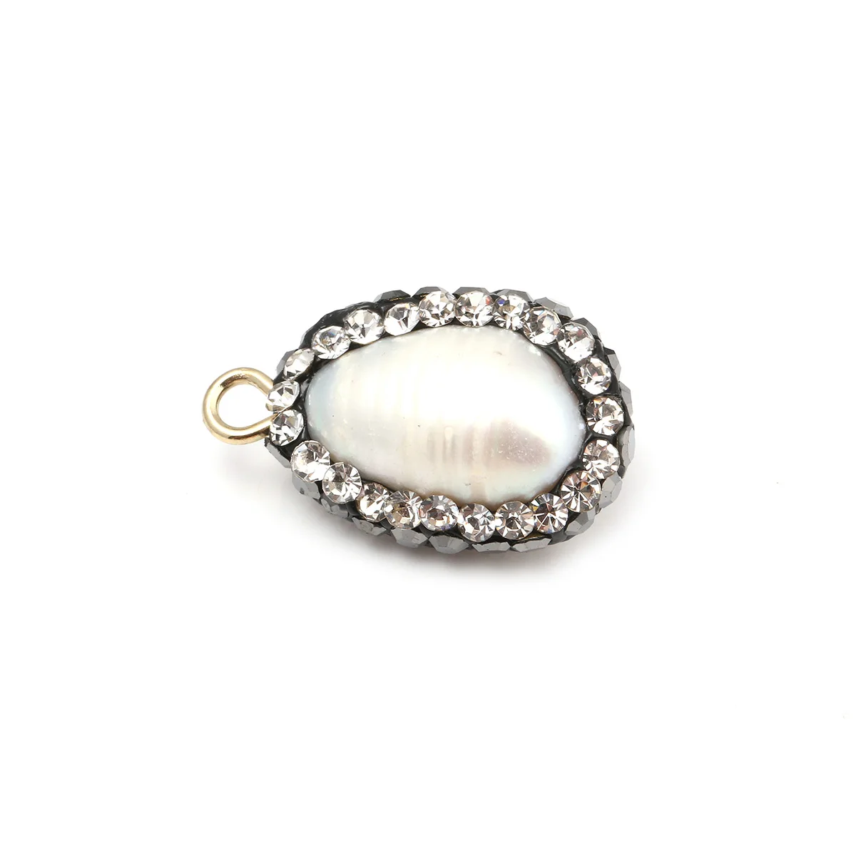 Натуральные Подвески с пресноводным жемчугом с хрустальным necklace ем кулон для самостоятельного изготовления ювелирных изделий Размер колье 12x16mm-12x18mm