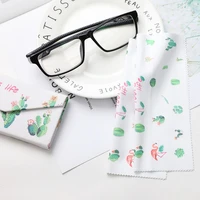 pcs lot High quality Glasses Cleaner Flamingo 14 17cm Microfiber Glasses Cleaning Cloth For Lens Phone Screen Cleaning Wipes
