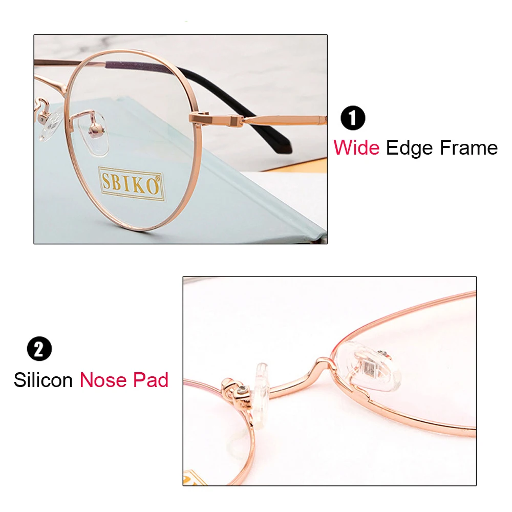 Винтажные очки с широкими полями мужские металлические круглые оправы для очков