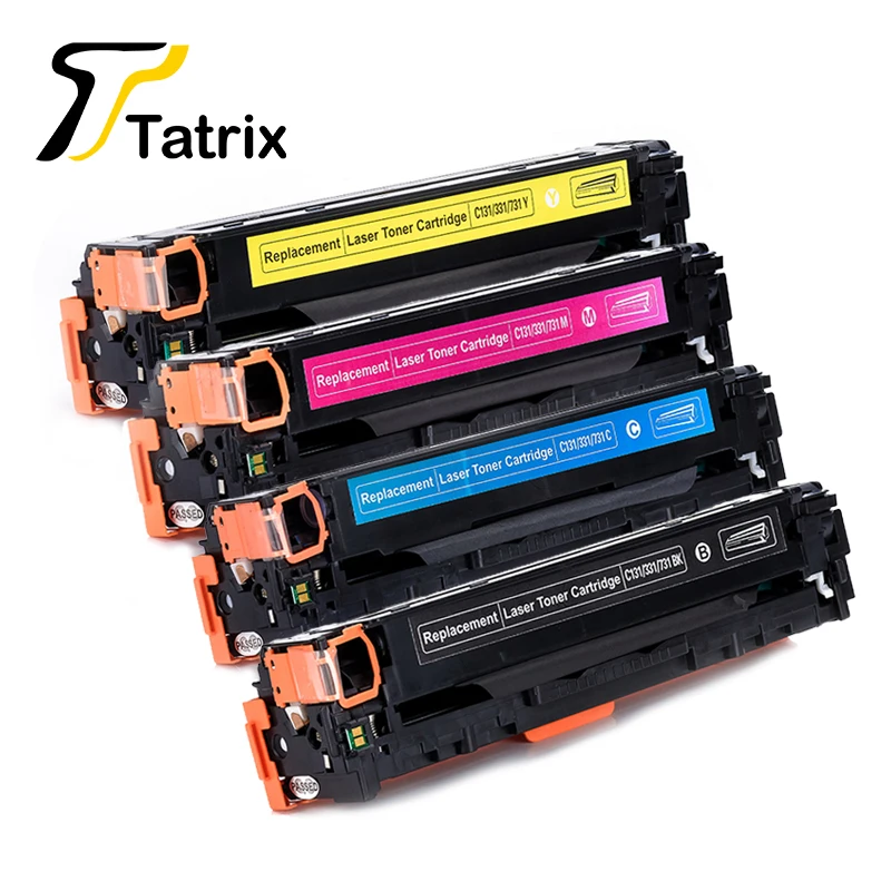 Картридж с тонером для принтера Canon C131/331/731 BK/C/M/Y 4 цвета|compatible toner cartridges|toner cartridgetoner