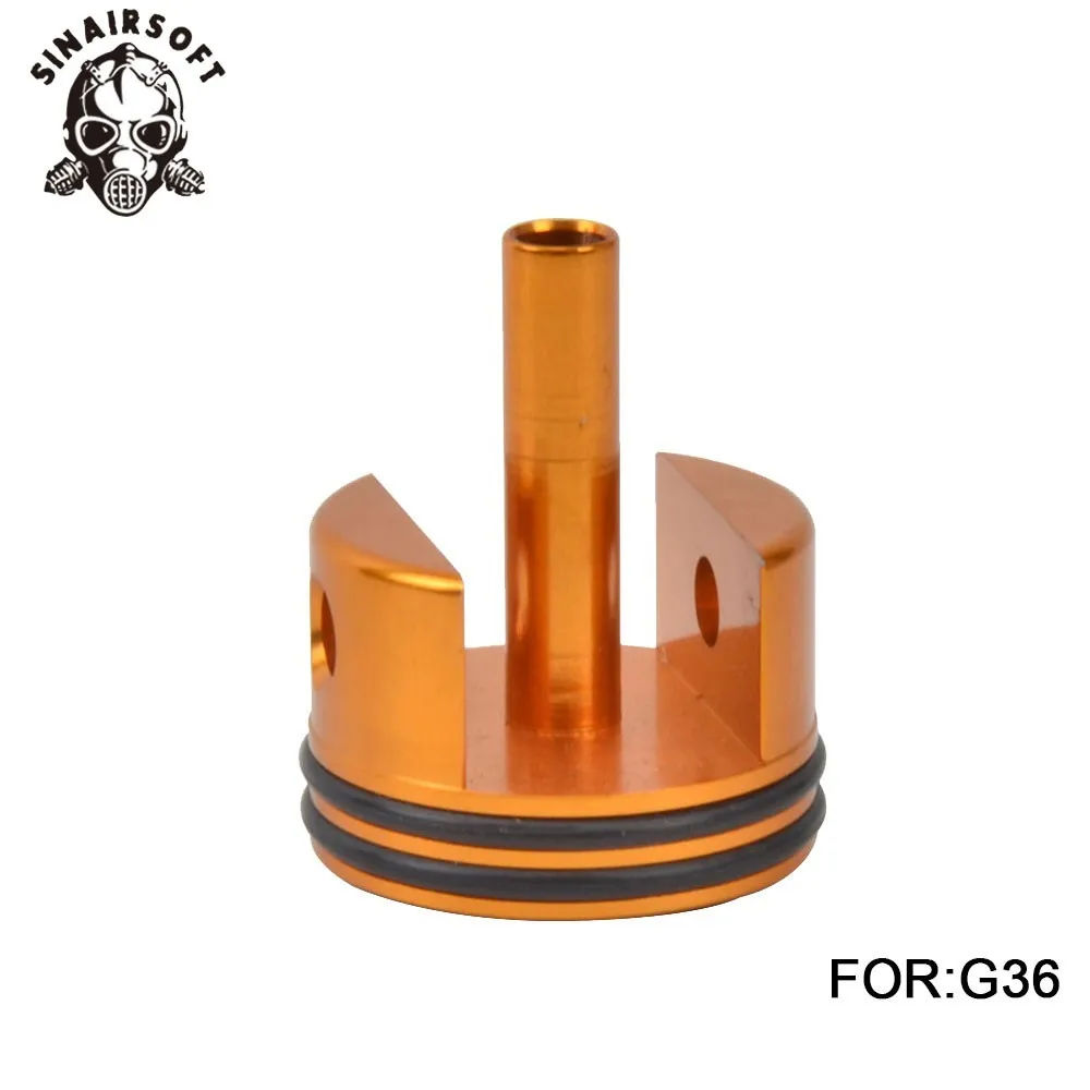 

Alumiuml CNC Machined Finished Ultra G36 G36C Cylinder Head Fit Airsoft Ver.3 Gearbox For paintball Hunting Accessories