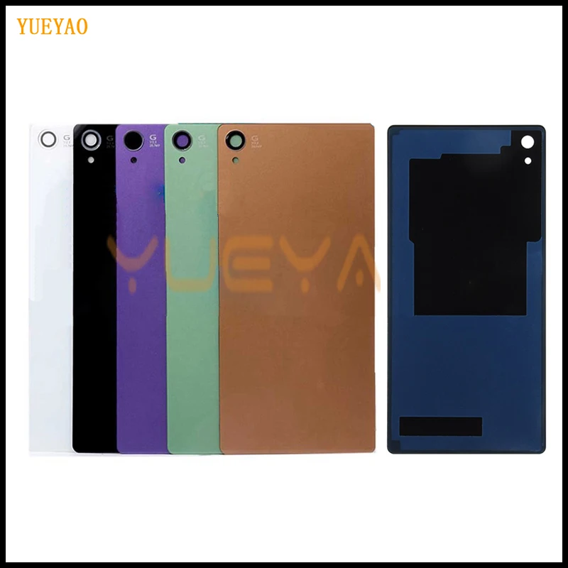 YUYEAO Z3 Задняя стеклянная крышка Батарейная дверь для SONY XPERIA задняя L55T D6603 D6643 D6653