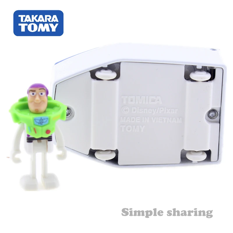 TOMICA История игрушек 01 Базз Лайтер и космический корабль Дисней Такара Томи Литые