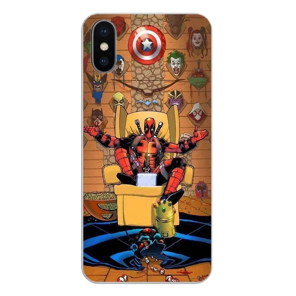 Для Huawei Honor 8 8C 8X 9 10 7A 7C Mate 20 Lite Pro P Smart Plus мягкие чехлы Чехлы Мстители из комиксов Marvel
