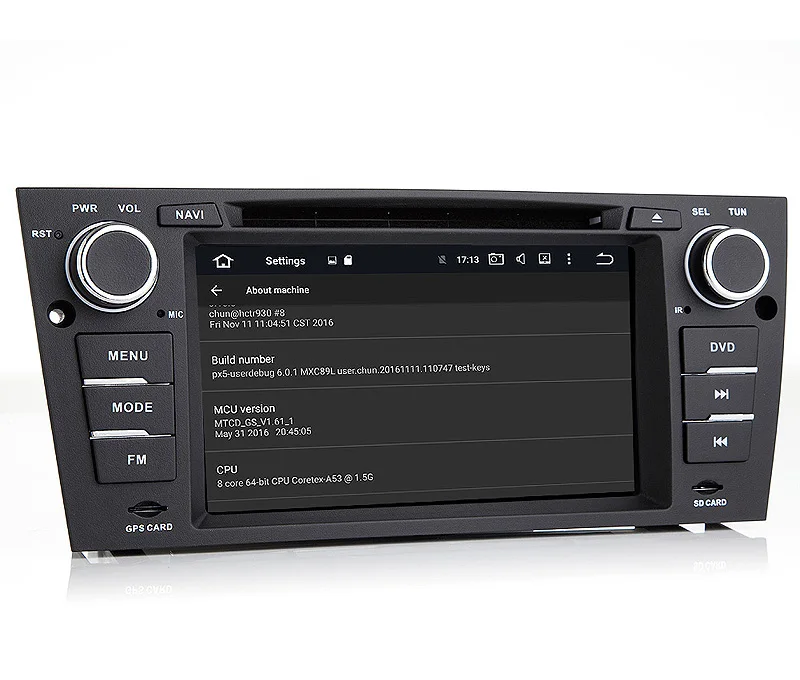 8 ядер 2G RAM 32G ROM автомобильный dvd-плеер Android 6 0 авто радио GPS навигационная система
