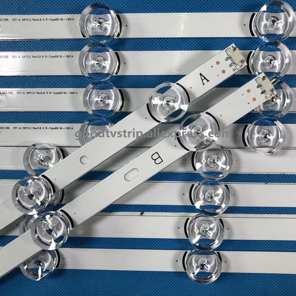 Новый 11 светодиодный 1156 мм подсветка полосы для LG ТВ 55LF5950 LC550DUE innotek DRT 3 0 55 дюймов A B