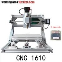 cnc 1610 grbl control diy mini cnc machineworking area 16x10x4 5cm3 axis pcb milling machinewood routercnc router v2 4