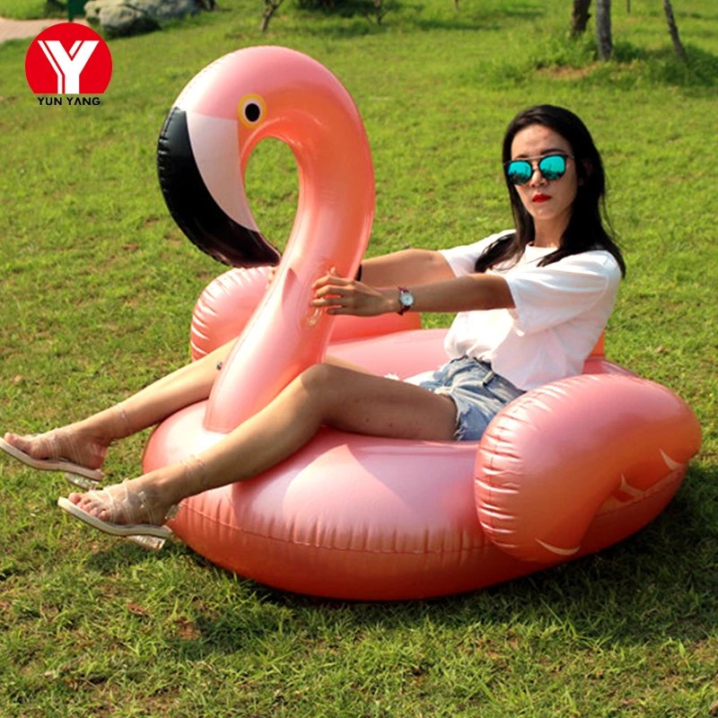 150 гигантский надувной фламинго кольцо бассейн Фламинго розовое золото поплавки