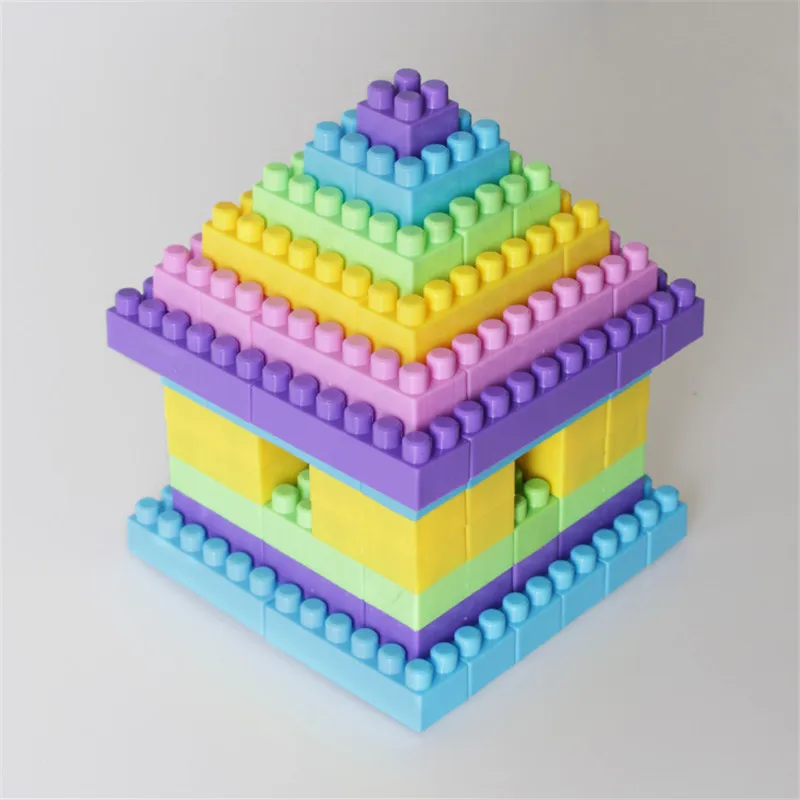 90 шт. большие строительные блоки большие Кирпичи DIY различные модели раннего образования игрушки для детей подарок на день рождения