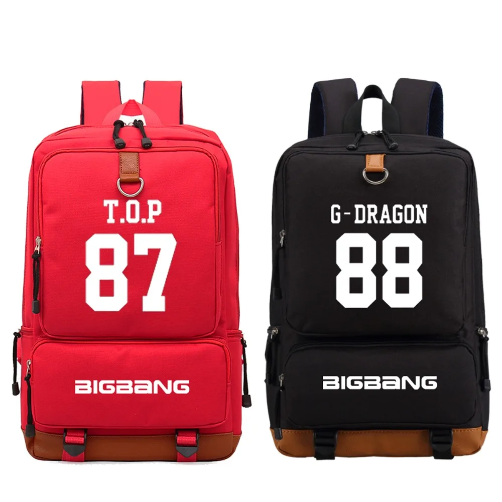 WISHOT BIGBANG G Dragon GD Топ рюкзак через плечо дорожная школьная сумка для подростков