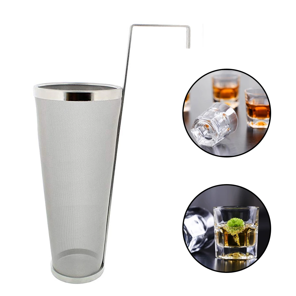 

YUEWO фильтр пивоварения 1 галлон Хоппер паук фильтр 304 нержавеющая сталь 300-400 микрон Сетки Homebrew хмель пива и чая чайник Bre