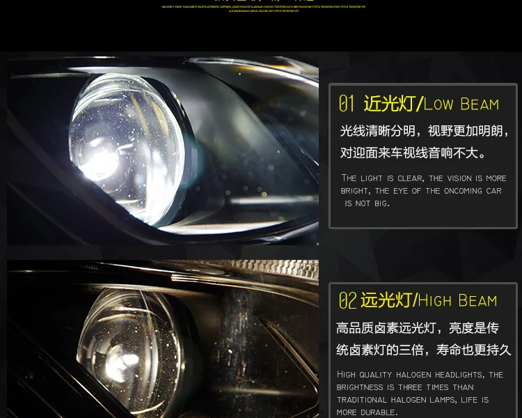 AKD автомобильный Стайлинг Головной фонарь для hyundai Sonata фары- Sonata светодиодный фонарь Sonata9 H7 D2H Hid биксеноновый луч