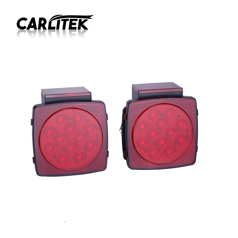 CARLitek высокий яркий светодиодный задний фонарь трейлер для грузовика 12В 12leds День
